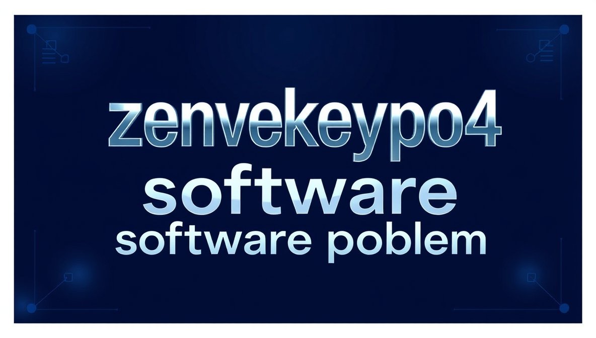 Zenvekeypo4 Software Problem