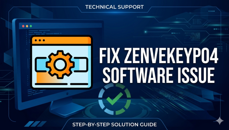 fix zenvekeypo4 software issue