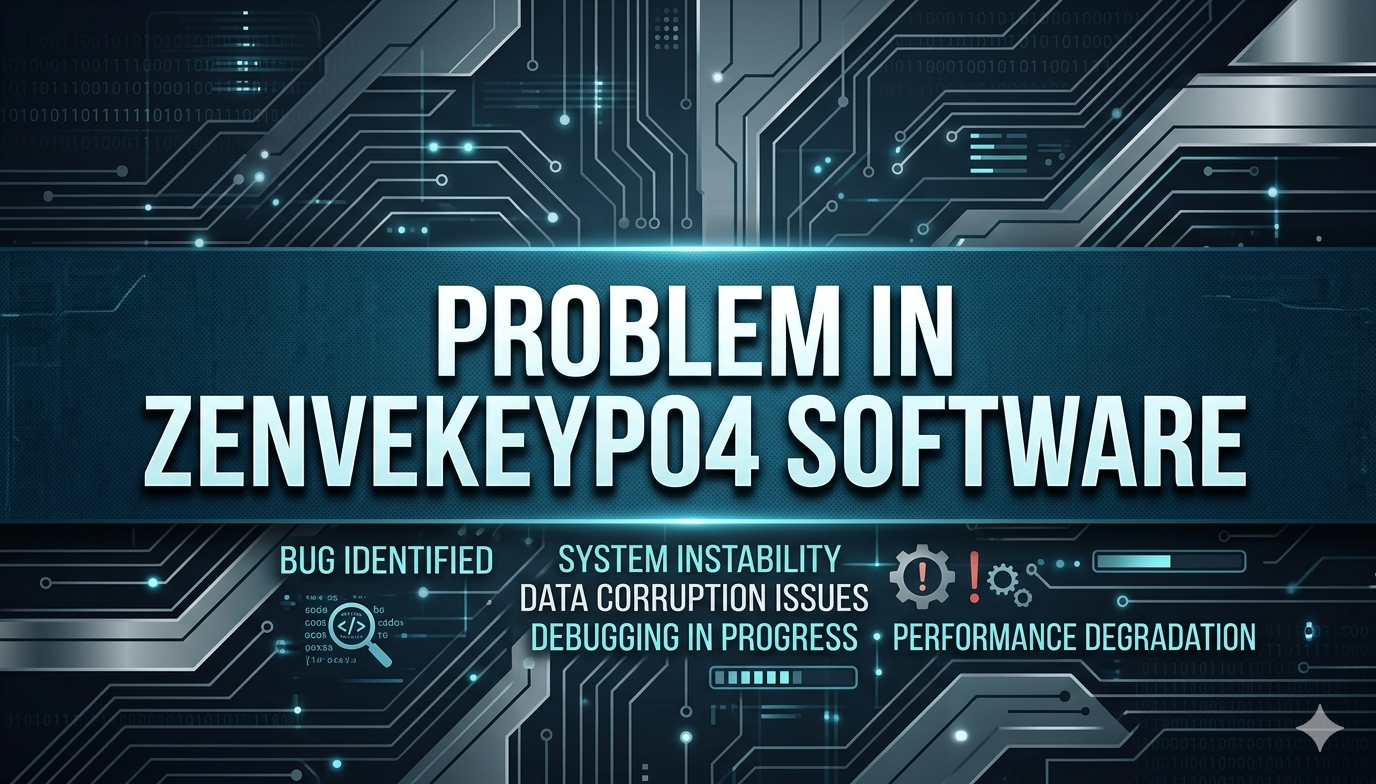 Zenvekeypo4 Software Problem